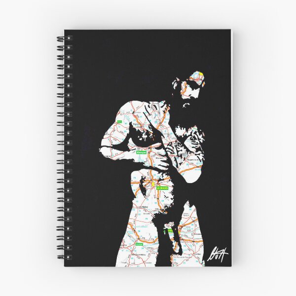 Item preview, Big Muscled And Tattooed Daddy Map Art By NLMKArtStudio designed and sold by NLMKArtStudio.