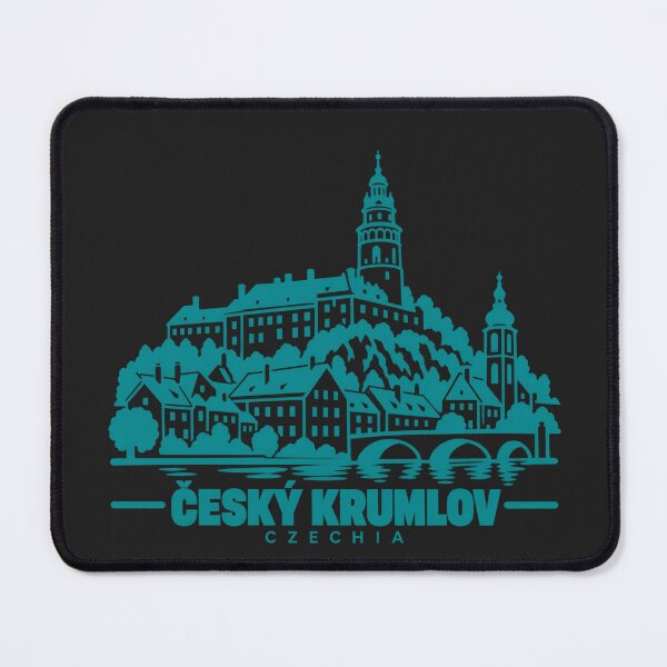 Item preview, Cesky Krumlov Czechia Line Art Landmark Poster designed and sold by CMYKStudio.