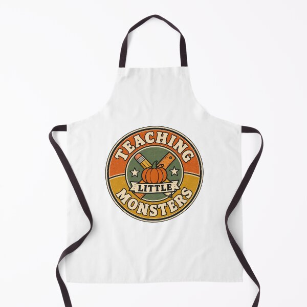 Item preview, Teaching Little Monsters Retro Halloween Teacher designed and sold by epic-phrases.