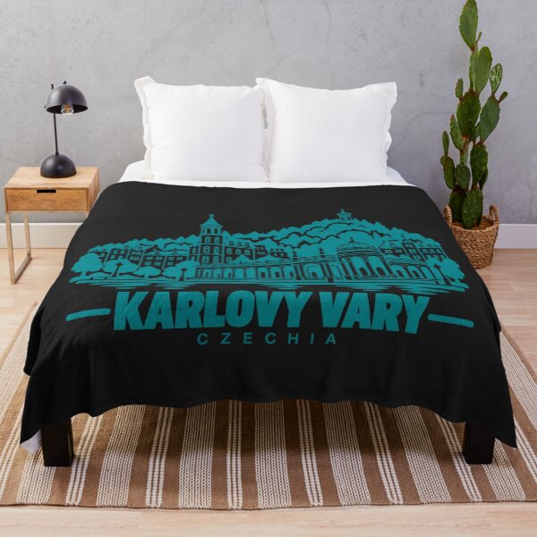 Item preview, Karlovy Vary Czechia Line Art Travel Poster designed and sold by CMYKStudio.