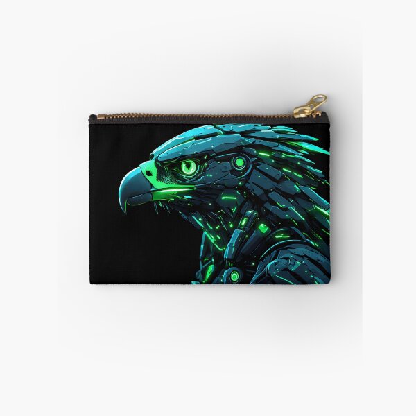 Item preview, Cyberpunk Neon Mecha Falcon designed and sold by Cyber Gold Studio.