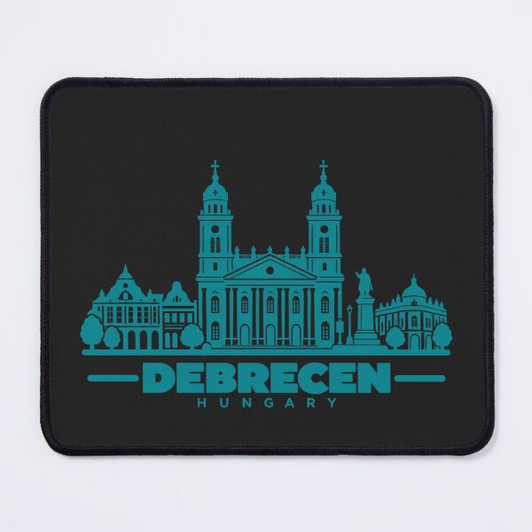 Item preview, Debrecen Hungary Line Art Skyline Poster designed and sold by CMYKStudio.