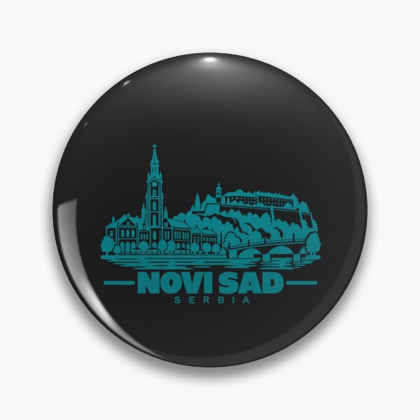 Item preview, Novi Sad Serbia Line Art Skyline Poster designed and sold by CMYKStudio.