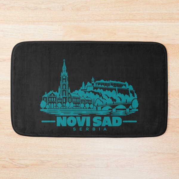 Item preview, Novi Sad Serbia Line Art Skyline Poster designed and sold by CMYKStudio.