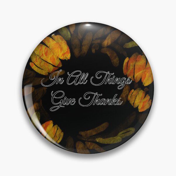 Item preview, "In All Things Give Thanks" Retro designed and sold by ShopCNTS.