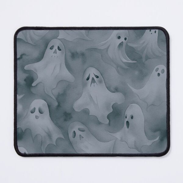 Item preview, Watercolor Ghost Pattern: Dark, Spooky, Gothic Halloween Aesthetic designed and sold by AOCollections.