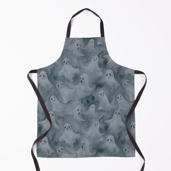 Item preview, Watercolor Ghost Pattern: Dark, Spooky, Gothic Halloween Aesthetic designed and sold by AOCollections.