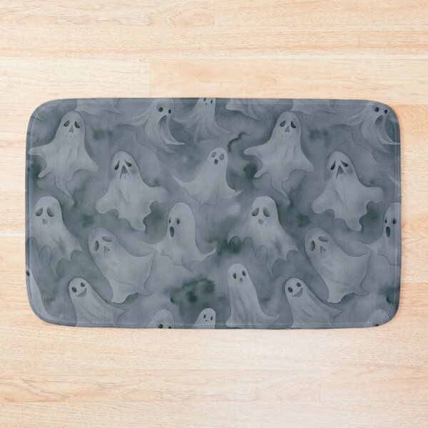 Item preview, Watercolor Ghost Pattern: Dark, Spooky, Gothic Halloween Aesthetic designed and sold by AOCollections.