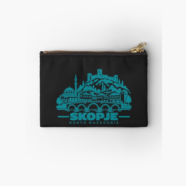 Item preview, Skopje North Macedonia Line Art Skyline Poster designed and sold by CMYKStudio.