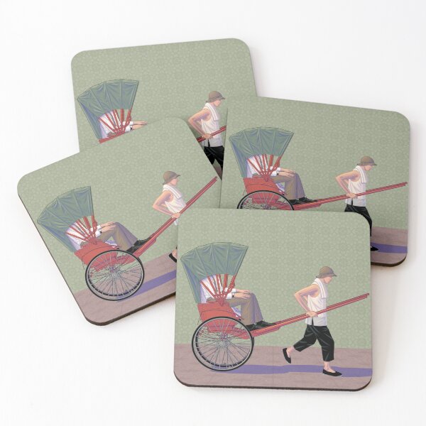 Item preview, Old Rickshaw Illustration designed and sold by YoungLWorkshop.