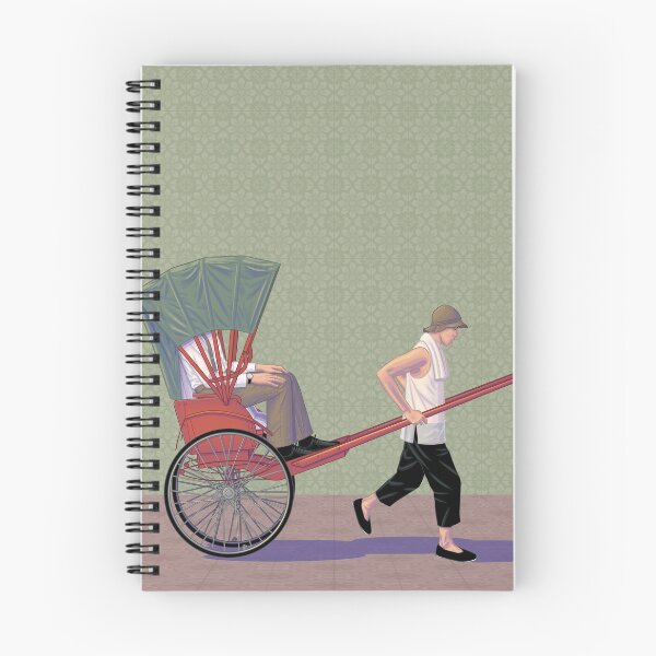 Item preview, Old Rickshaw Illustration designed and sold by YoungLWorkshop.