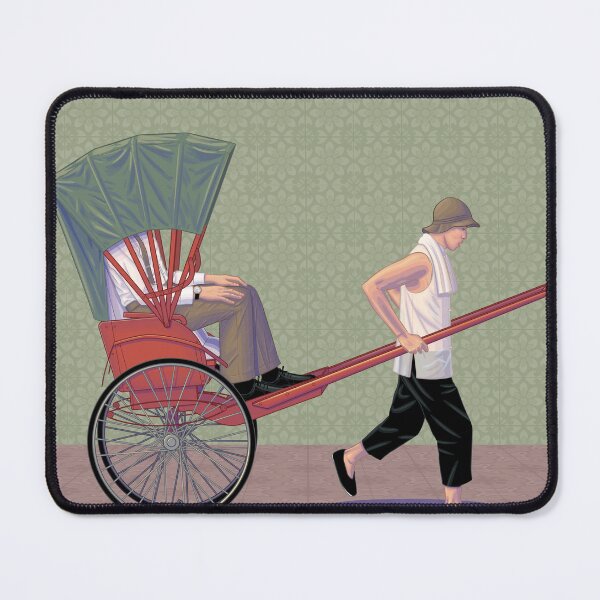 Item preview, Old Rickshaw Illustration designed and sold by YoungLWorkshop.