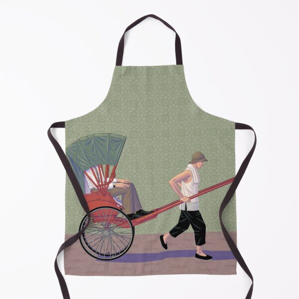Item preview, Old Rickshaw Illustration designed and sold by YoungLWorkshop.