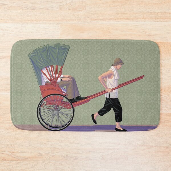 Item preview, Old Rickshaw Illustration designed and sold by YoungLWorkshop.