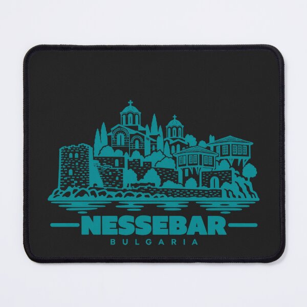 Item preview, Nessebar Bulgaria Line Art Coastline Poster designed and sold by CMYKStudio.