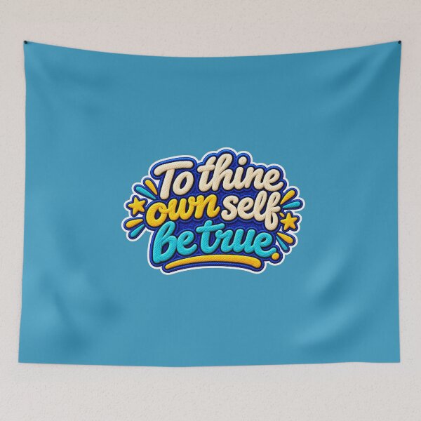 Item preview, To thine own self be true (Word Art)  designed and sold by TheFatherOfArt.