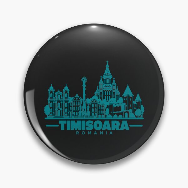 Item preview, Timisoara Romania Line Art Skyline Poster designed and sold by CMYKStudio.