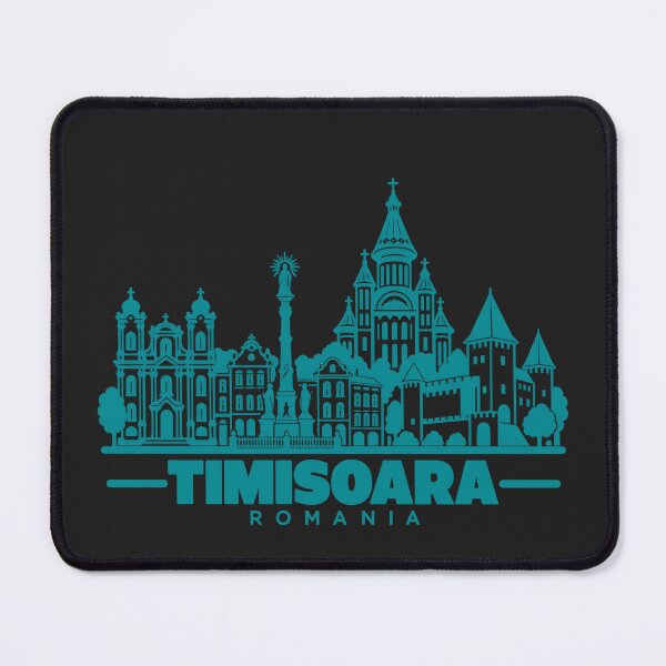 Item preview, Timisoara Romania Line Art Skyline Poster designed and sold by CMYKStudio.