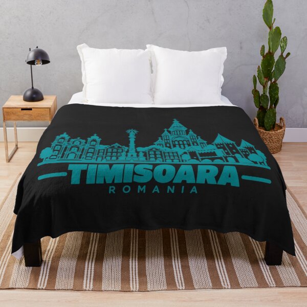 Item preview, Timisoara Romania Line Art Skyline Poster designed and sold by CMYKStudio.