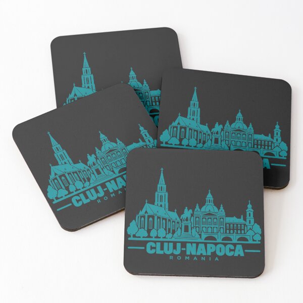 Item preview, Cluj Napoca Romania Line Art Skyline Poster designed and sold by CMYKStudio.