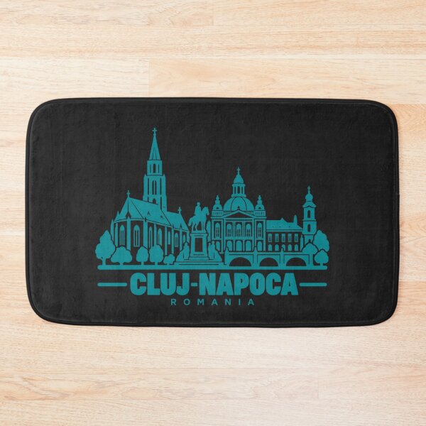 Item preview, Cluj Napoca Romania Line Art Skyline Poster designed and sold by CMYKStudio.