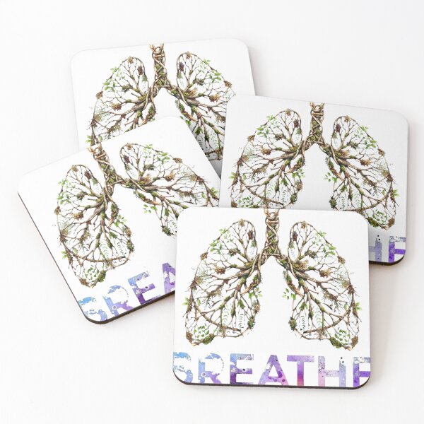 Item preview, Breathe Lungs Tree of Life Colorful Watercolor - Mental Health Awareness Yoga Meditation designed and sold by Yassinejayed.