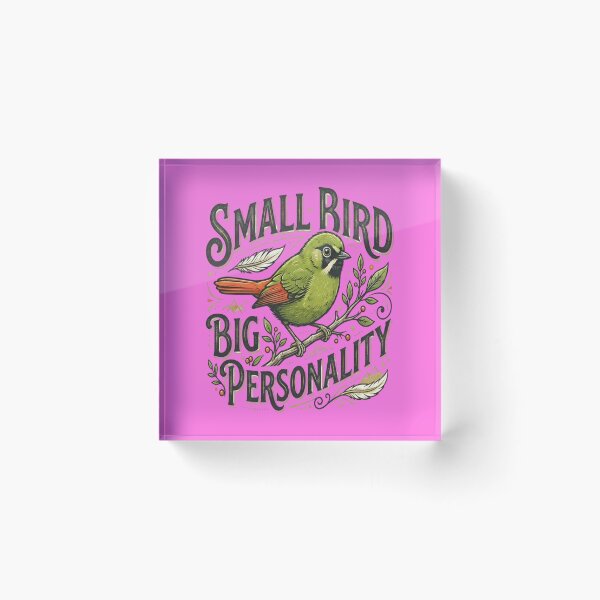 Item preview, Fire-tailed Myzornis Small Bird Big Personality designed and sold by Max Store.
