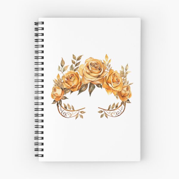 Item preview, Golden Rose Crown | Elegant Floral Aesthetic Art designed and sold by Mandayartstudio.