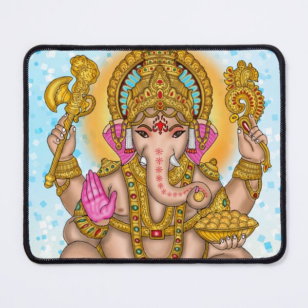 Item preview, Ganesha Digital Drawing | Hindu Elephant God Spiritual Artwork designed and sold by Harshit_Digital_Arts.