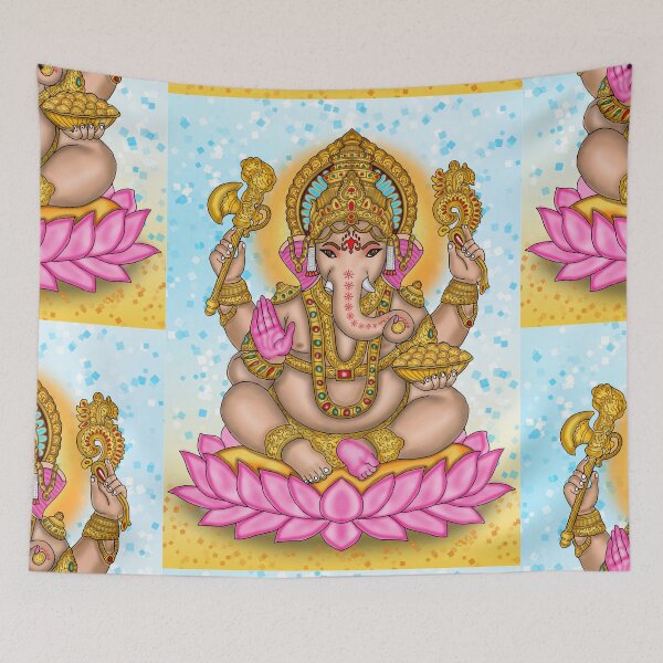 Item preview, Ganesha Digital Drawing | Hindu Elephant God Spiritual Artwork designed and sold by Harshit_Digital_Arts.