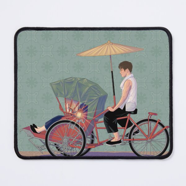 Item preview, Old Trishaw Illustration designed and sold by YoungLWorkshop.