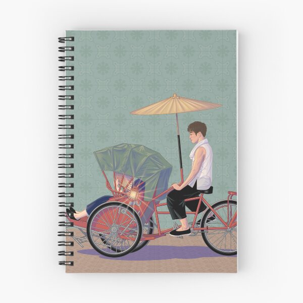 Item preview, Old Trishaw Illustration designed and sold by YoungLWorkshop.