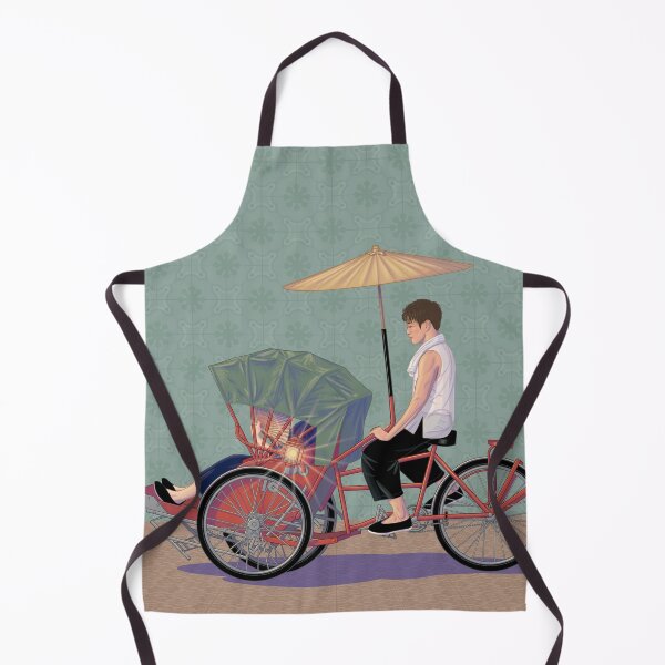 Item preview, Old Trishaw Illustration designed and sold by YoungLWorkshop.