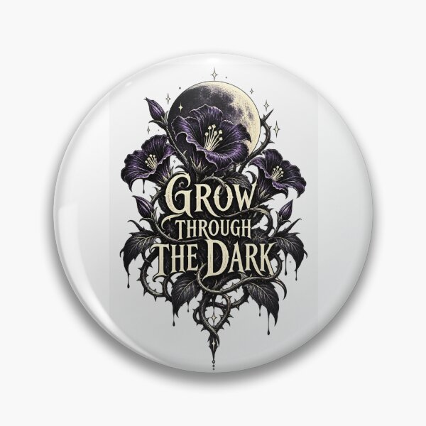 Item preview, Dark Botanical Gothic Flowers & Moon designed and sold by MH Digital Studio .