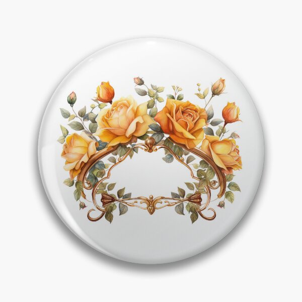 Item preview, Golden Rose Crown | Elegant Floral Aesthetic Art designed and sold by Mandayartstudio.