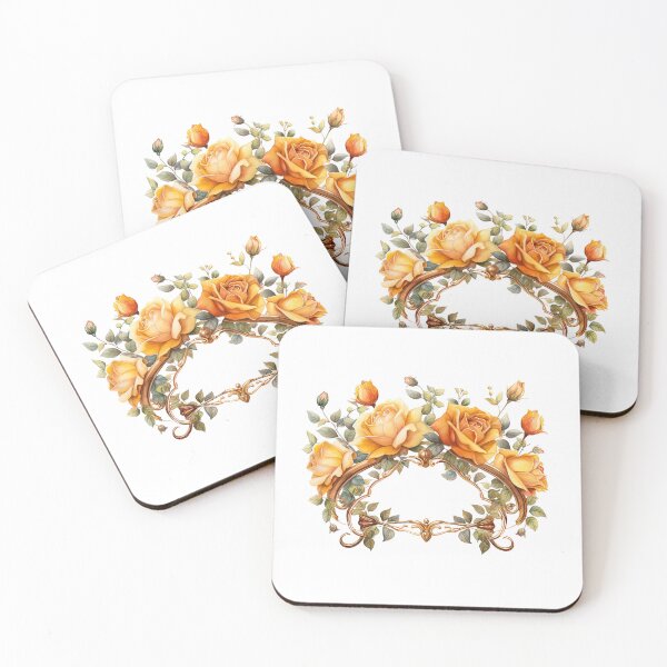 Item preview, Golden Rose Crown | Elegant Floral Aesthetic Art designed and sold by Mandayartstudio.