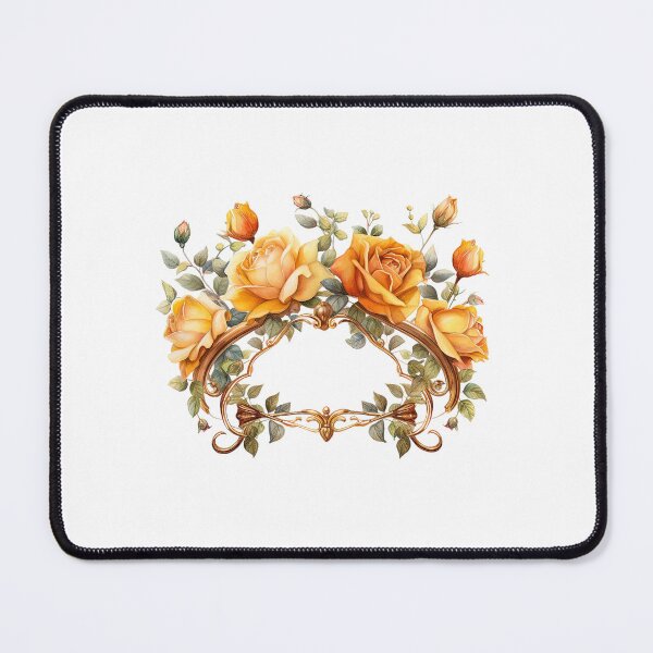 Item preview, Golden Rose Crown | Elegant Floral Aesthetic Art designed and sold by Mandayartstudio.