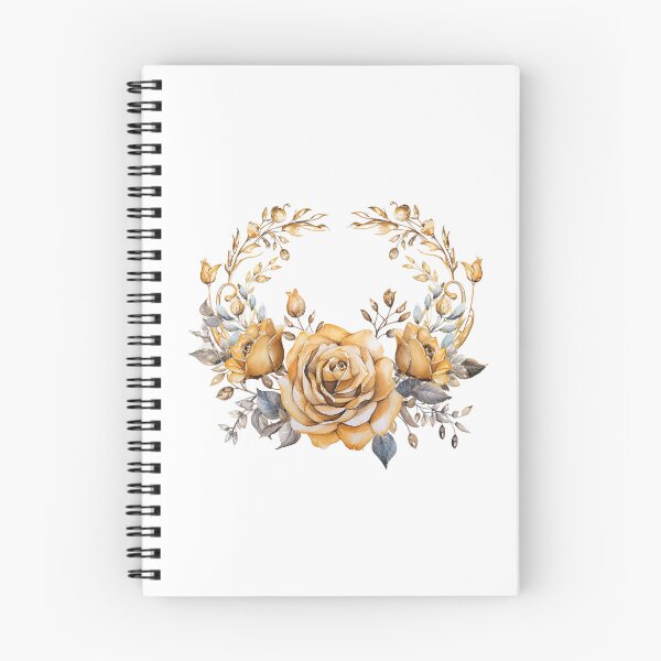Item preview, Golden Rose Crown | Elegant Floral Aesthetic Art designed and sold by Mandayartstudio.