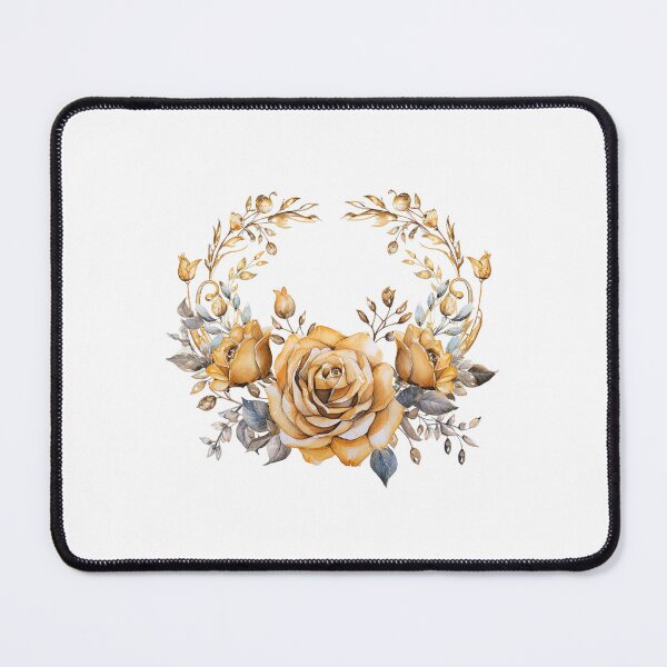 Item preview, Golden Rose Crown | Elegant Floral Aesthetic Art designed and sold by Mandayartstudio.