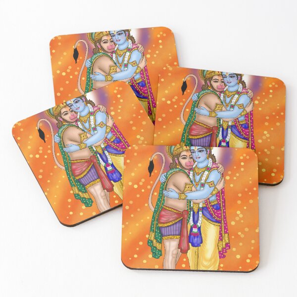 Item preview, Lord Rama and Hanuman Digital Drawing | Hindu Devotional Artwork designed and sold by Harshit_Digital_Arts.