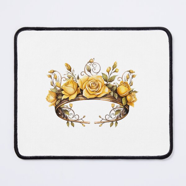 Item preview, Golden Rose Crown | Elegant Floral Aesthetic Art designed and sold by Mandayartstudio.