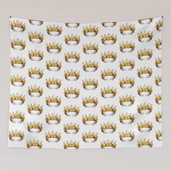 Item preview, Golden Rose Crown | Elegant Floral Aesthetic Art designed and sold by Mandayartstudio.