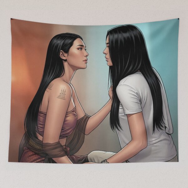 Item preview, BinOon Keep Your Wits Khom Thai GL Series Actress Lgbtq+ Comic Book Art Home Wall Decor Print Poster Pride TV Movie Music designed and sold by Mind Space.