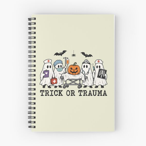 Item preview, Trick or Trauma Nurse, Spooky Halloween Nurse designed and sold by HokutoKaiStore.