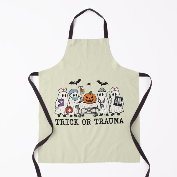 Item preview, Trick or Trauma Nurse, Spooky Halloween Nurse designed and sold by HokutoKaiStore.