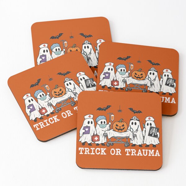 Item preview, Trick or Trauma Nurse, Spooky Halloween Nurse 2 designed and sold by HokutoKaiStore.