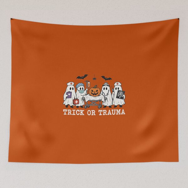 Item preview, Trick or Trauma Nurse, Spooky Halloween Nurse 2 designed and sold by HokutoKaiStore.