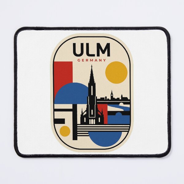 Item preview, Retro Ulm Bauhaus Geometric Skyline designed and sold by k3rstman1.