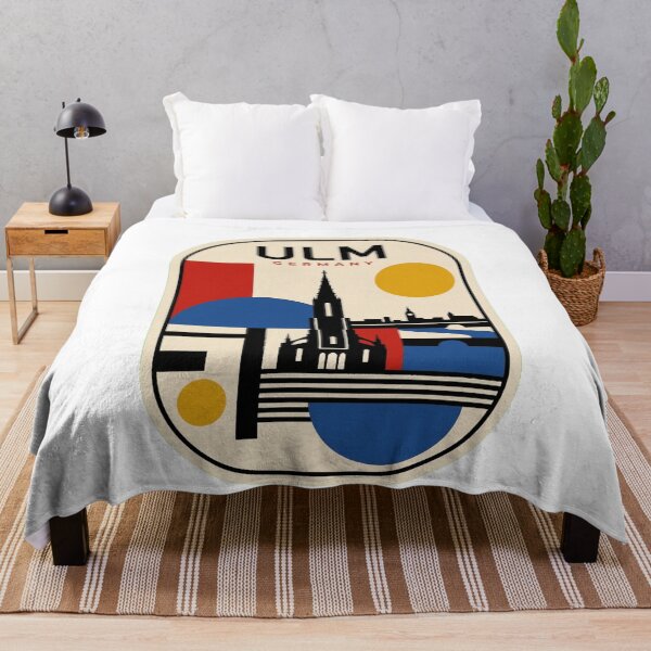 Item preview, Retro Ulm Bauhaus Geometric Skyline designed and sold by k3rstman1.