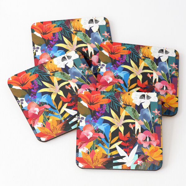 Item preview, Bold Vibrant Flowers Modern Contemporary Graphic Art designed and sold by DEC02.